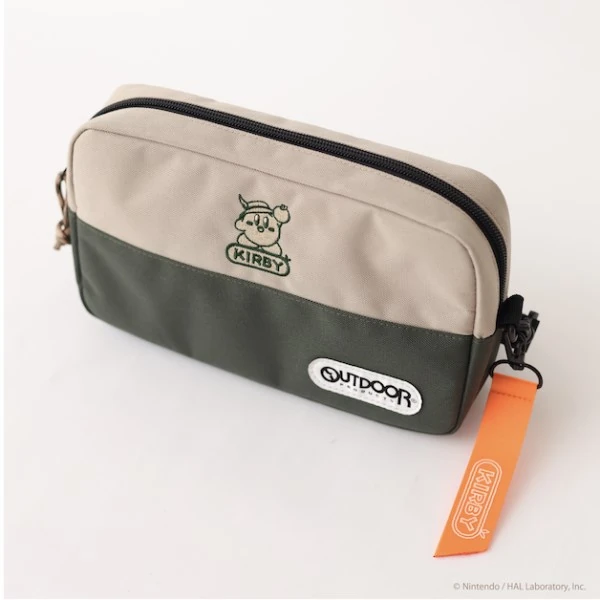 커비 우드 캠프 OUTDOOR PRODUCTS 콜라보 가젯 파우치 가방