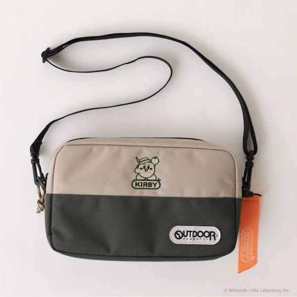 커비 우드 캠프 OUTDOOR PRODUCTS 콜라보 가젯 파우치 가방