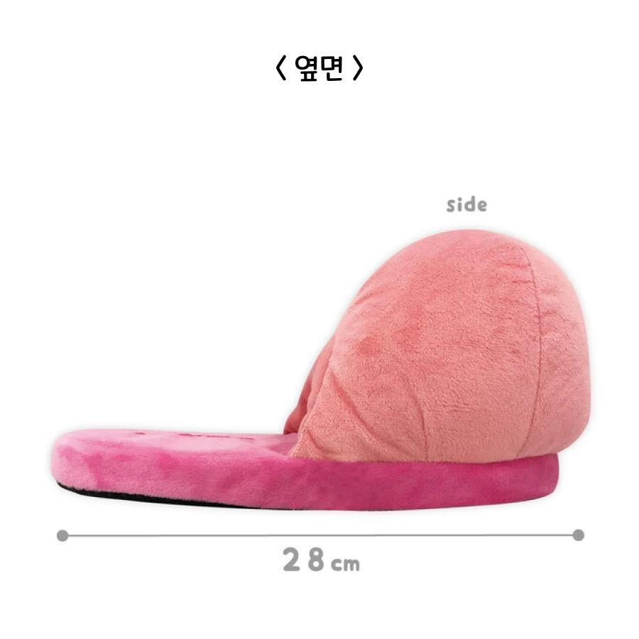 커비 폭신 슬리퍼 사진 3